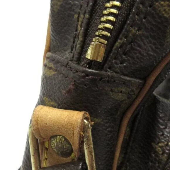 100% Authentic LOUIS VUITTON Amazone Brown Monogram Shoulder Bag -338-060824 - Picture 8 of 12